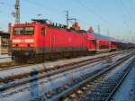 Am 25.01.2013 fuhr 114 027 auf der RE 20 Halle(Saale)->Magdeburg->Stendal->Salzwedel->Uelzen.