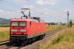 114 501-0 DB bei Staffelstein am 15.07.2013.