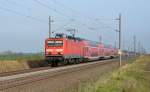 114 039 fhrte am 16.11.13 einen RE von Magdeburg nach Halle(S) durch Braschwitz.