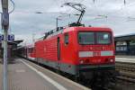 114 011 mit RB in Hanau, 25.6.2013.
