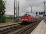 DB 114 002-9 mit der RB 17919 von Braunschweig Hbf nach Burg, am 30.07.2014 in Magdeburg Hbf.