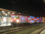 Am 04.11.2014 fuhr 114 035 mit einen RE von Halle/Saale nach Stendal und weiter nach Uelzen.