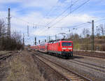 114 032 mit IRE 4215 nach Lindau in Süßen am 4.3.2017.