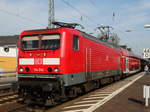 DB Regio 114 014 am 14.03.17 in Gelnhausen Bhf