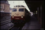 1103 erreicht hier verspätet am 17.11.1990 um 12.40 Uhr mit dem D 2443 nach Bad Harzburg den unteren Bahnhof des HBF Osnabrück.