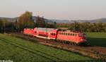 115 459 mit PbZ 2487 am 20.04.17 bei Niederwalgern.