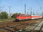 BR 115 448-3 mit UEX 43373 von Dortmund nach Livorne Centrale  auf dem Weg zur Bereitstellung aif Gleis 26.(07.10.2007)