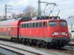 DB 115 336 am 20.03.2009 in Mnchen-Pasing.