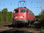 Jubilumsbild fr mich das 1500 Eisenbahnbild bei Bahnbilder.de!  115 332 holte am 09.Mai 2009 in Binz die Wagen fr den EC 379 Binz-Brno vom Abstellgleis ab.