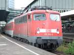 115 293 am 21.6.09 in Duisburg Hbf