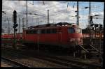 115 261 steht am 28.02.10 in Mannheim Hbf.