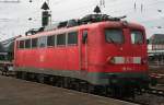 115 114-1 ex 110 114 seines Zeichens lteste betriebsfhige E10 stand am 20.3.10 in Karlsruhe abgestellt