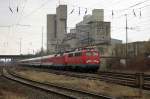 115 261 mit dem PBZ nach Dortmund am 27.3.10 in H-Misburg.