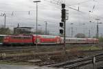 115 278 am 4.4.10 mit einem Schad Pbz in Duisburg Hbf