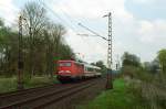 115 166-1 hat mit PbZ1951 und ca.
