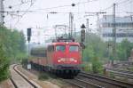 115 307 am 16.05.10 beim bereitstellen des Dz 1762 nach Bremen am Heimeranplatz