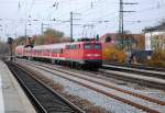 Die 115 114 fuhr am 25.05.2008 mit einem Schadzug durch Mnchen-Pasing.