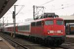 115 509 mit dem PBZ2491 in Hannover HBF am 1.4.11.