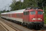 115 448 mit Az fhrt am 10.7.11 in Dsseldorf-Angermund zur Bereitstellung nach Dsseldorf Hbf