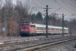 115 448 am 04.02.12 mit IC 1281 nach Mnchen bei Haar