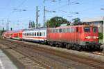 Die 115 114-1 zieht den PbZ 2471 mit 115 383-3 im Schlepp von Dortmund durch Oberhausen HBF Richtung Deutzerfeld am 25.05.2012