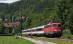 115 350-1 mit dem IC 280 (Zrich HB-Stuttgart Hbf) bei Aistaig 29.7.12