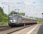 Hurra! Endlich auch ein Bild von 115 509-2. Sie bespannte am 25.06.2012 einen Sonderzug in sdlicher Richtung. Aufgenommen in Eichenberg.