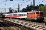 Die 115 346-9 zieht einen IC von Mnchen Richtung Sden am 08.09.2012