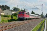 115 549 mit IC 2057 am 7.6.13 in Homburg Bruchhof.