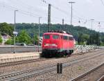 115 350 LZ als PBZ 2460 von Mnchen-Pasing.Aufgenommen in Amstetten-Wrtt.am 2.7.2013