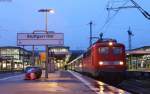 115 198-4 mit dem IC 283 (Stuttgart Hbf-Zürich HB) in Stuttgart Hbf 8.2.14