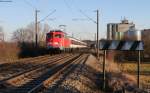 115 293-3 mit dem IC 184 (Zürich HB-Stuttgart Hbf) bei Mühlhausen 12.2.14