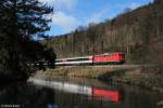 115 198 mit IC 282 am 23.02.2014 bei Sulz am Neckar.