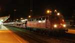 Der AZ 43322 mit 115 293-3 hält am Abend des 8.9.2014 im Bahnhof Kufstein.