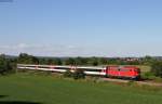 115 261-0 mit dem IC 281 (Stuttgart Hbf-Zürich HB) bei Hohenkrähen 3.8.15