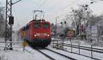 Durchfahrt in Potsdam(Medienstadt Babelsberg) Drewitz am 25.02.2016. Schadwagen Überführung nach XXX?