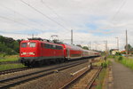 DB 115 261-9 mit dem PbZ 2487 von Leipzig Hbf nach München-Pasing Bbf, am 14.06.2016 in Neudietendorf.