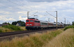 115 350 bespannte am 21.06.16 den PbZ 2466 von Leipzig nach Berlin.