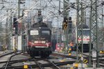 115 509 & 383 am 03.05.16 im Vorfeld des Leipziger Hauptbahnhofes