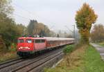 115 459 mit dem RE12 am 24.10.2020 bei Wernau.