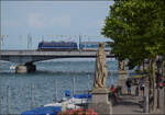 Erg�nzung zu Andreas' wunderbaren Bildern der SVG-110er.

115 261 eine Woche sp�ter bei Abfahrt vom Bodensee und Rhein in Konstanz. Juni 2026.