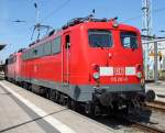 115 261-0+115 205-7 kamen am 08.08.2014 als 77860 von Stralsund nach Rostock Hbf