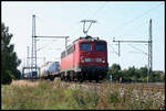 DB 139172-1 fährt hier am 12.9.2006 bei Dedensen in Richtung Rangierbahnhof Seelze.