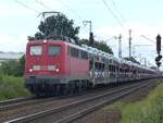 139 222 mit Auto-Ganzzug bei Salzbergen, 30.07.15