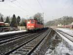 DB 139 222-4 im Bahnhof Linz am Rhein am 3.12.10