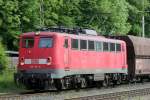 Die 139 311-5 zieht einen Kolhezug durch Ratingen Lintorf am 05.05.2011