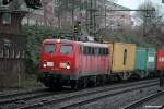 139 285-1 ist am 17.12.13 durch hh-harburg gefahren