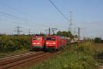 139 316-4 + 152 025-3 Railion Ahlten 09.09.2008