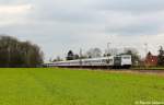 RailAdventure 139 mit dem NbZ 92667 Hamm Rbf-> Passau überführt 19 recht heruntergekommene Wagons vom Stilllegeungsmanagement am 28/02/14 mit ca 4 Stunden Verspätung in Paderborn-Elsen.
