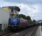 E-LOK 139 287-7 DER BAYERNBAHN AUF DER SIEG-DILL-STRECKE IN HAIGER  Lok 139 287-7 der BAYERNBAHN hat mit ihrem Güterzug am 14.7.2020 gerade Freie Fahrt  vom Nebengleis im Bahnhof HAIGER in